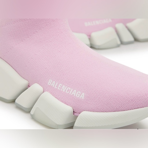 Balenciaga Speed 2.0 Light Pink Size 8 - Picture 6 of 6